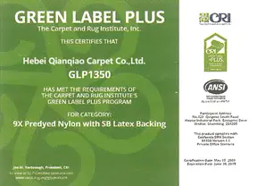 International advanced environmental protection nylon full carpet  - CRI certification 